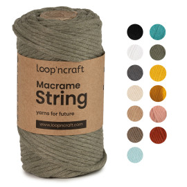 Macrame String Khaki 5mm - 330g