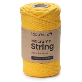 Macrame String Yellow 5mm - 330g