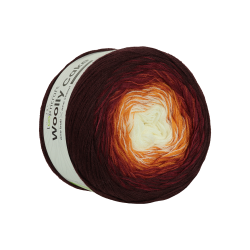 Woolly Cake Sunset Colors